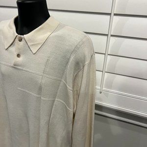 Polo collar sweater